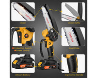 Thumbnail for Mini Chainsaw Cordless Power ChainSaws