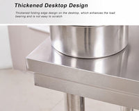 Thumbnail for Steel Bench Stainless Steel Kitchen Work Table