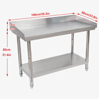Thumbnail for Steel Bench Stainless Steel Kitchen Work Table