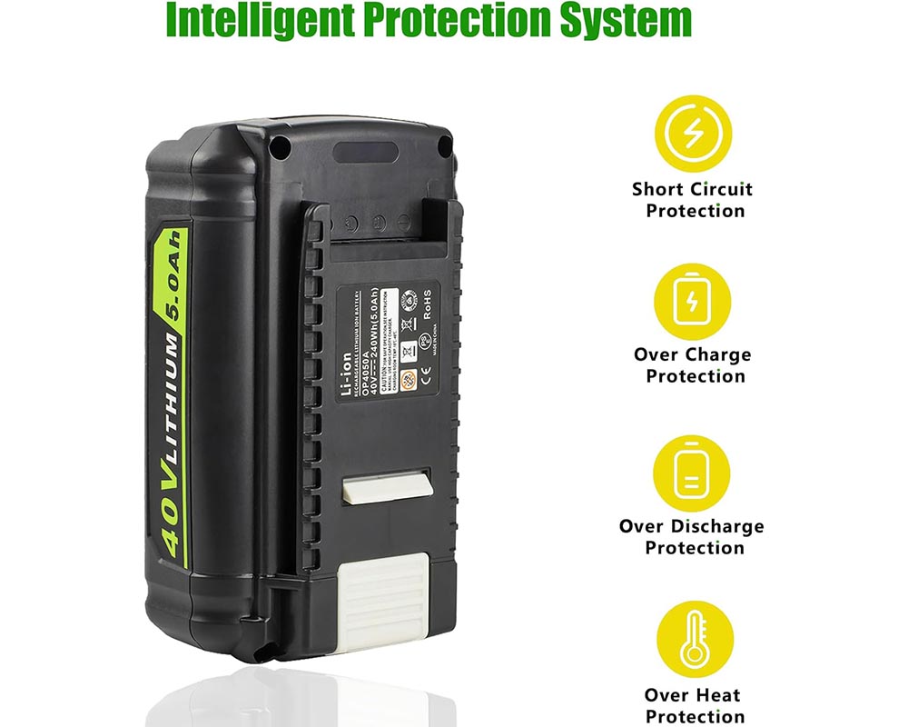 Ryobi 40V Battery 5Ah Battery Replacement Compatible