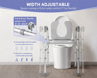Thumbnail for Toilet Safety Seat with Handle