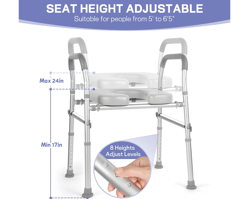 Toilet Safety Seat with Handle