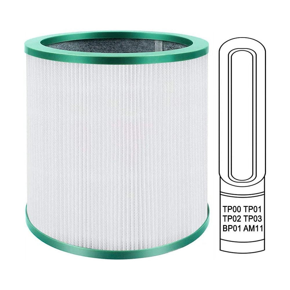 Replacement Filter for Dyson Pure Cool fans showing filter label