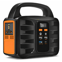 Thumbnail for Portable generator charger front view showing AC outlet
