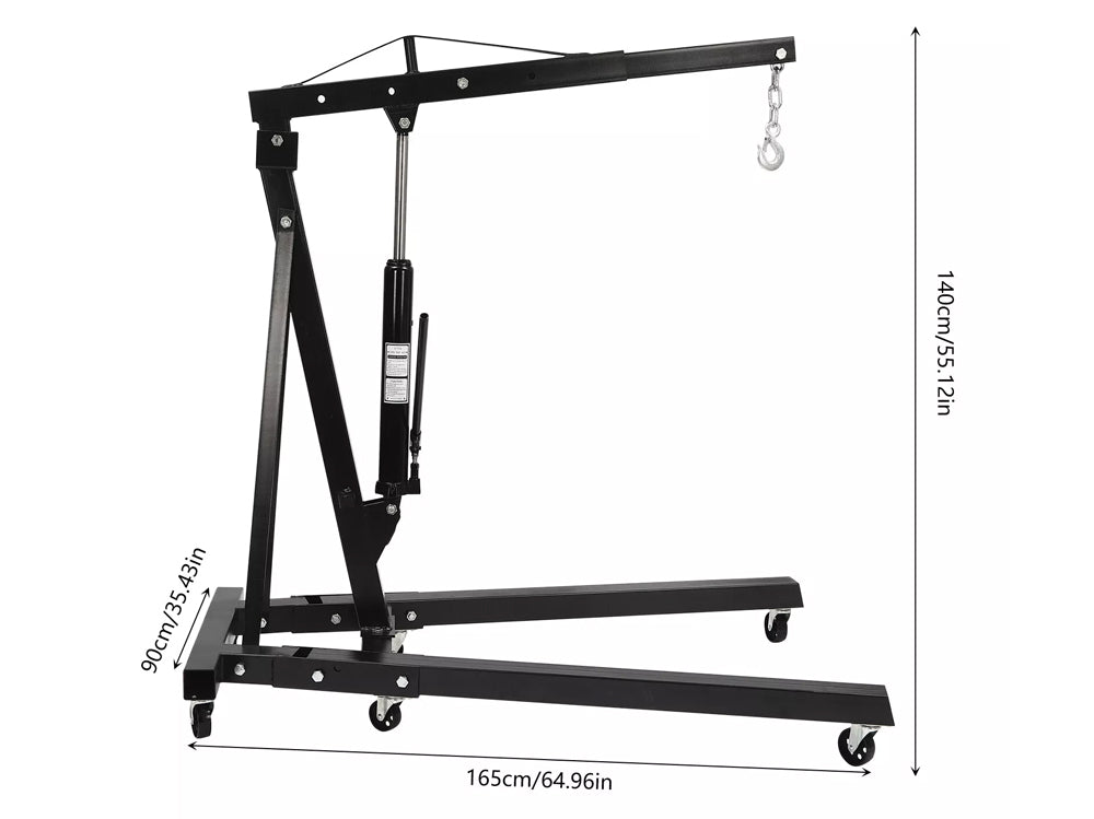Heavy Duty 2T Engine Hoist Workshop Cranes 2000KG