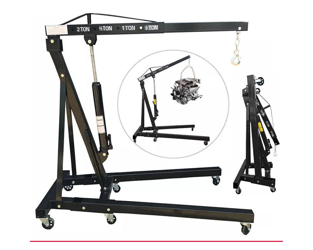 Heavy Duty 2T Engine Hoist Workshop Cranes 2000KG