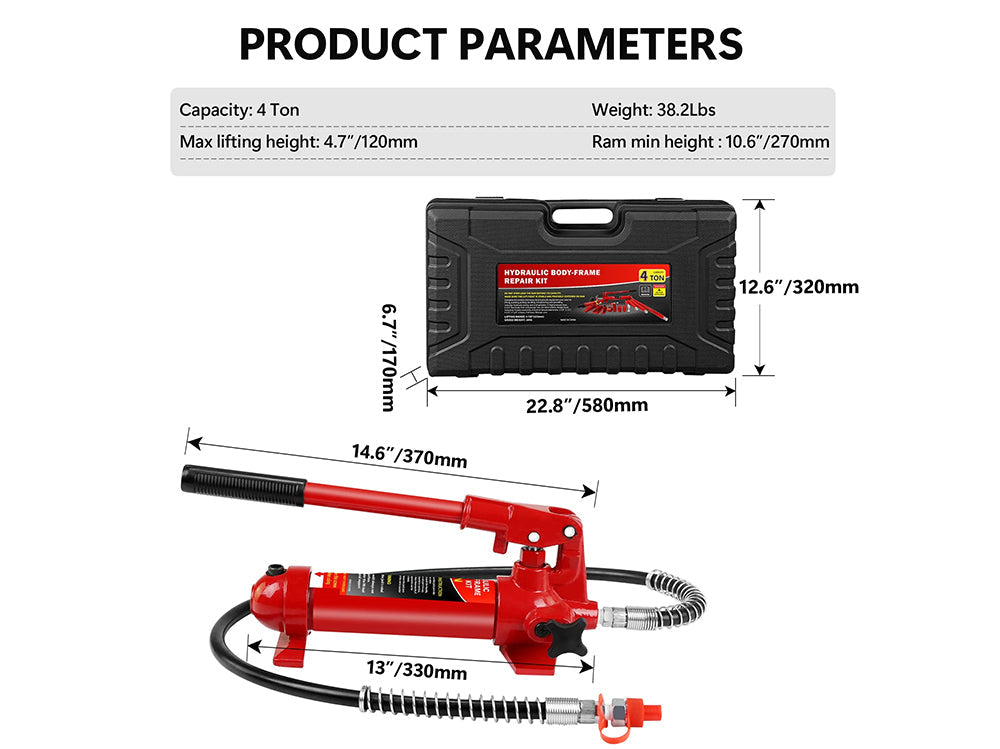 Power 4T Hydraulic Ram Panel Kit