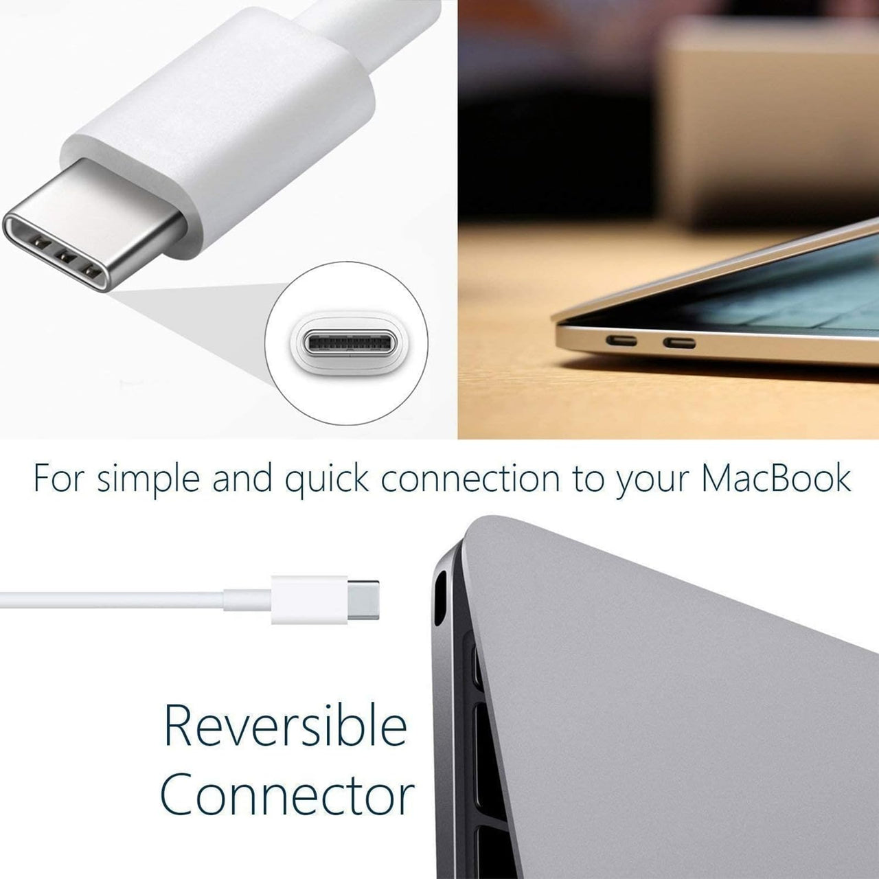 96W USB C Replacement MacBook Pro Charger