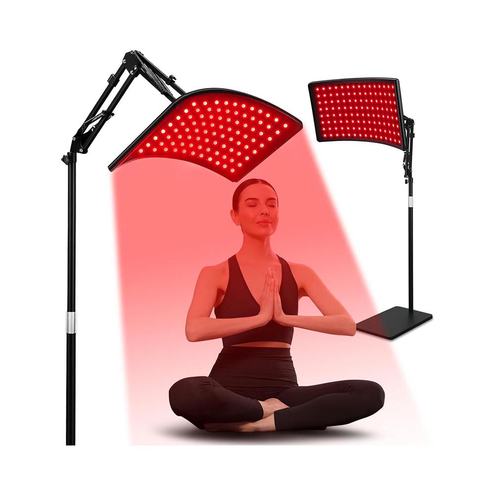 Red light therapy lamp