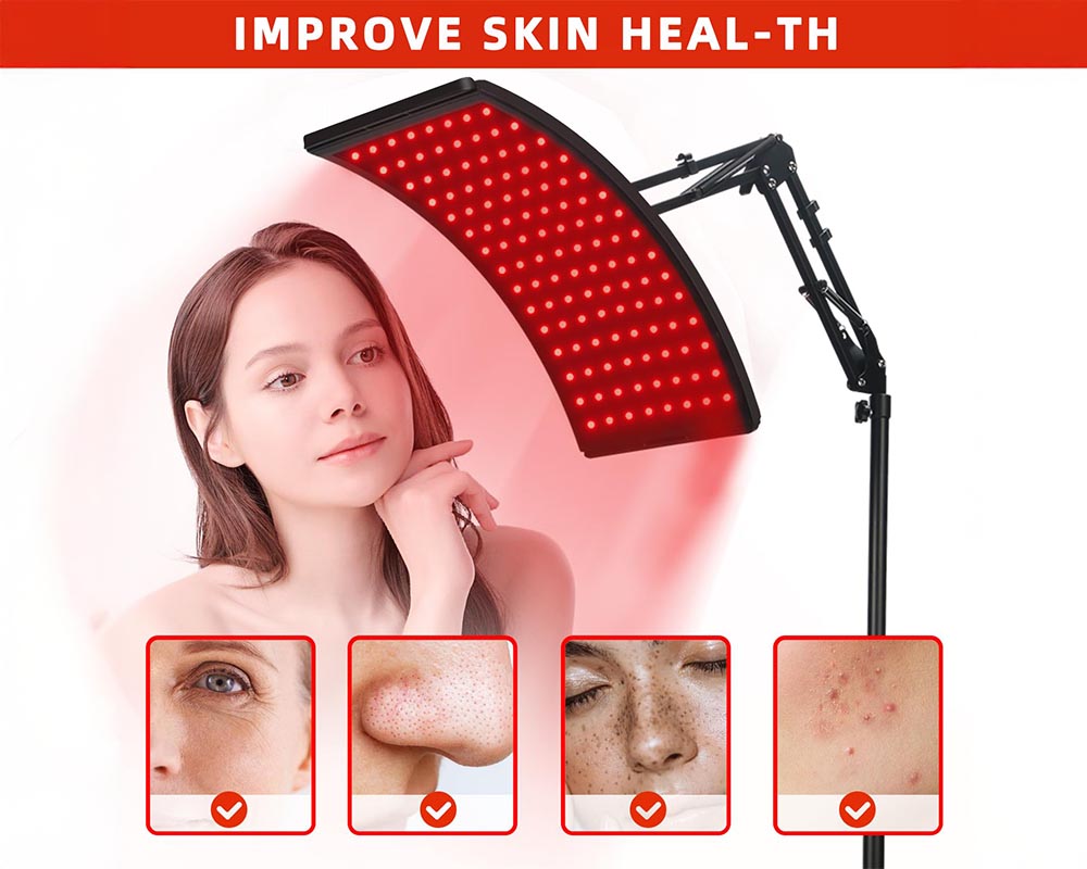 Red Light Therapy Lamp with Stand