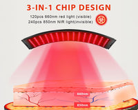 Thumbnail for Red Light Therapy Lamp with Stand
