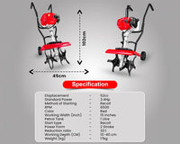 Thumbnail for Rotary Hoe Tiller Cultivator