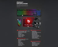 Thumbnail for Gaming Keyboard Mouse Set