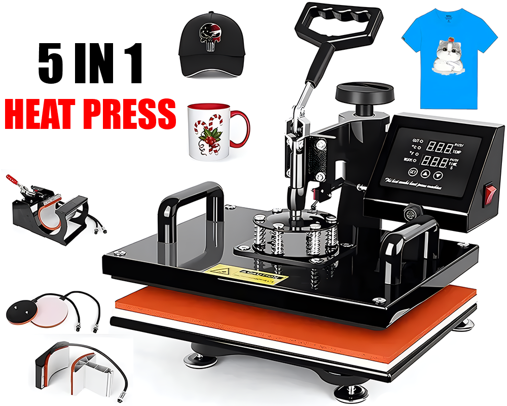Digital Heat Press Machine Transfer T-Shirt Printer