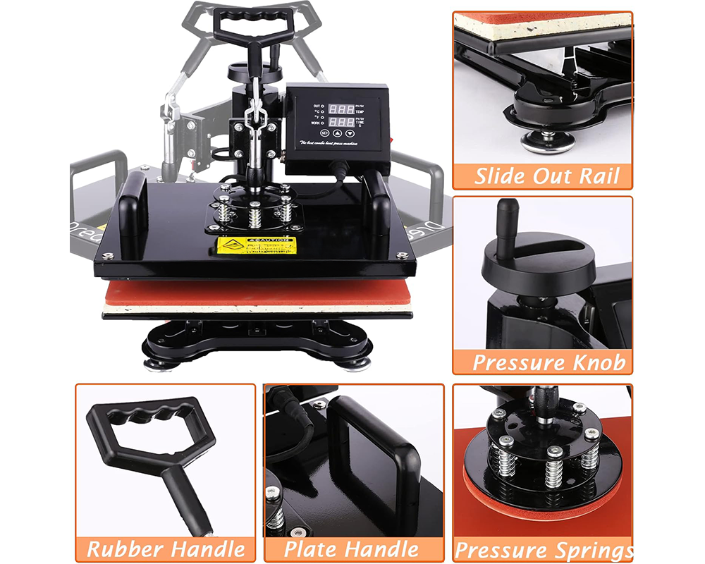 Digital Heat Press Machine Transfer T-Shirt Printer