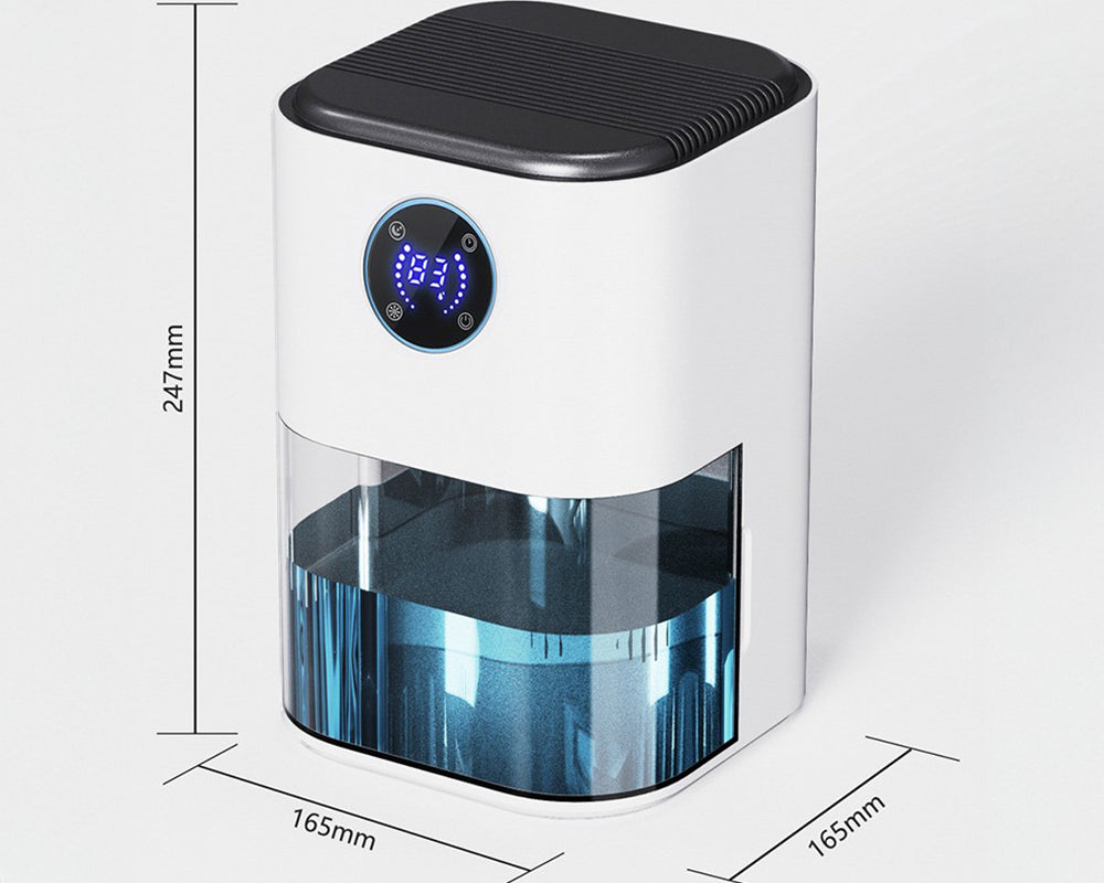 Small dehumidifier for closets