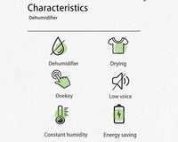 Thumbnail for Mini Dehumidifier Portable 2000ML