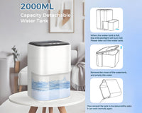 Thumbnail for Portable Dehumidifier 2000ml