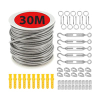 Thumbnail for Stainless steel cable for garden fencing