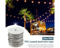 Thumbnail for Steel Wire Rope Cable Kit 30M