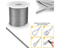 Thumbnail for Steel Wire Rope Cable Kit 30M