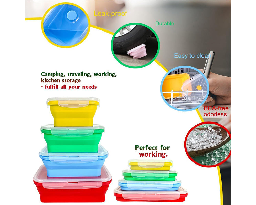 Food Storage Container 4pcs