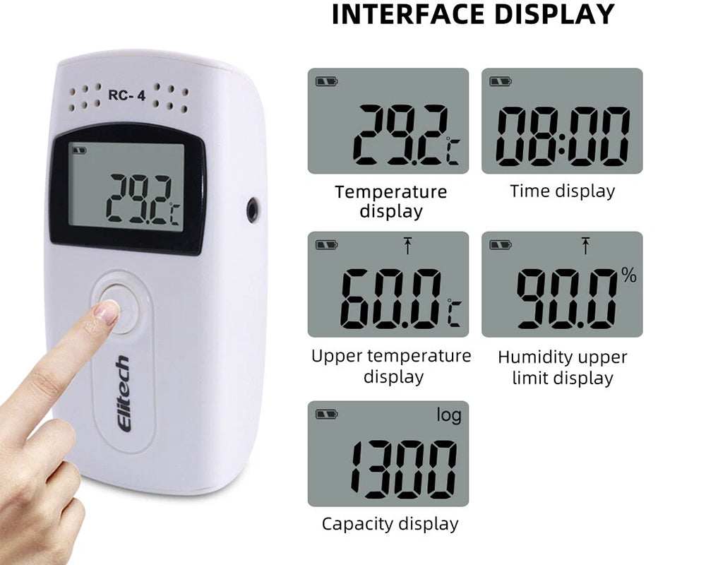 USB Temperature and Humidity Data Logger