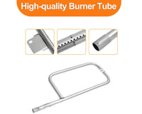 Thumbnail for Grill Burner Tube Kit for Weber Q2200 Q2000 Stainless Steel Gas Grill Replacement Part
