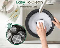 Thumbnail for 19 Piece Nonstick Induction Cookware Set With White Granite Finish