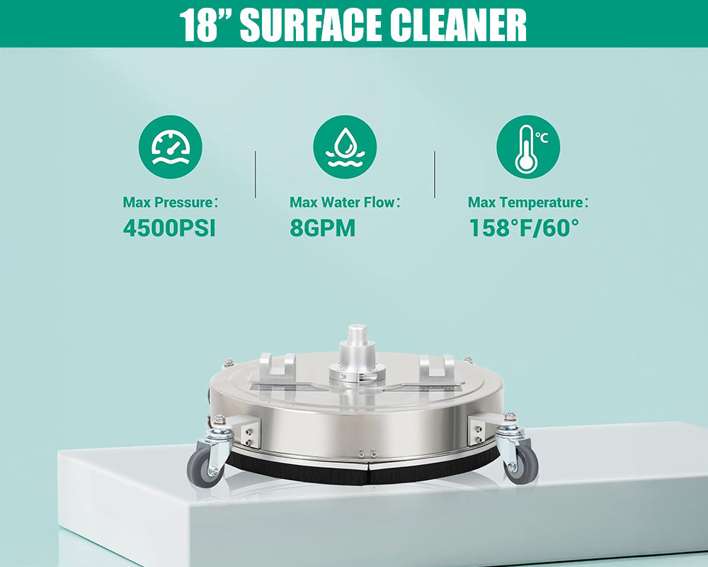 18" Pressure Washer Surface Cleaner