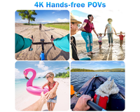 Thumbnail for Sports Action Camera 4K Ultra-Compact Thumb Cam with Mounts for Outdoor, Vlogging & Adventure