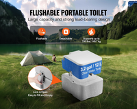 Thumbnail for Portable Toilet for Camping 10L