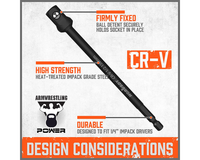 Thumbnail for 9-Piece Impact Drill Socket
