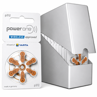 Thumbnail for Power one P312 size 312 Hearing Aid Batteries 60 Pack