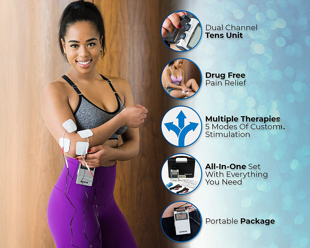 TENS machine for muscle pain