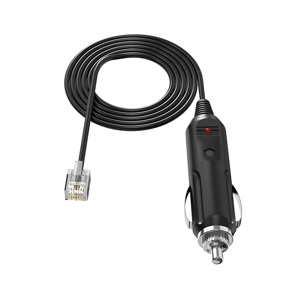 Power cable showing flexible cord and plug