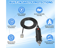 Thumbnail for 2M RJ11 Power Cable Cord for Uniden Escort Beltronics Valentine V1 Radar
