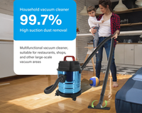 Thumbnail for Wet and Dry Vacuum Cleaner – 1500W Wet and Dry Vacuum Cleaner 20L Tank