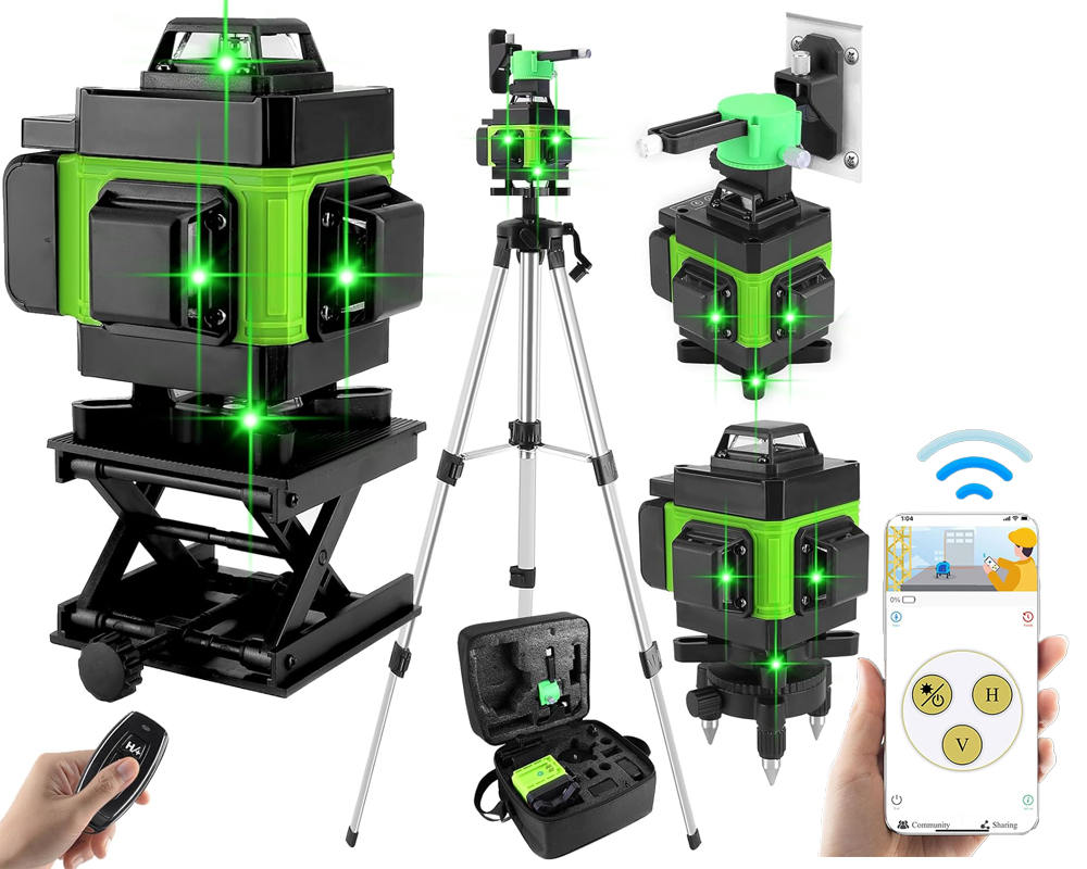 Laser level with lifting platform