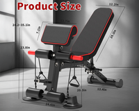 Thumbnail for Adjustable Weight Bench