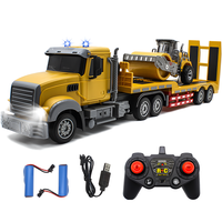 Thumbnail for RC Truck with Trailer – Remote Control RC Truck Construction Toy
