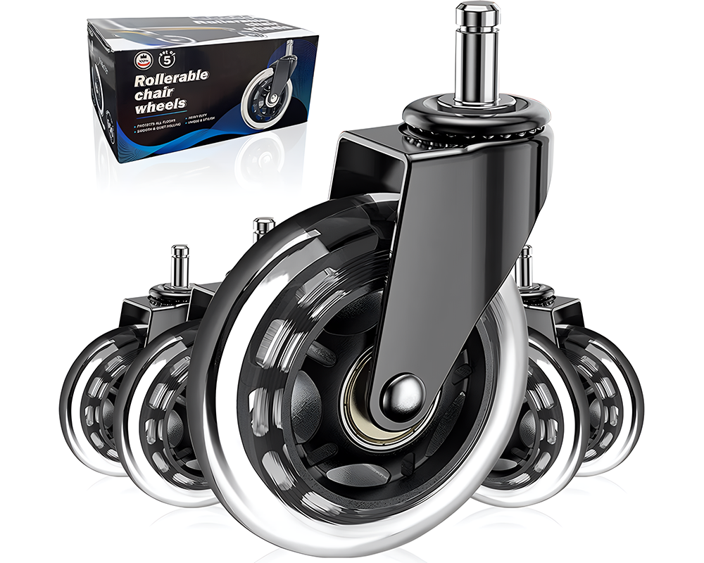 Office Chair Caster Wheels Set