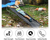 Thumbnail for Trampoline Slide Ladder Ramp Kids Slide