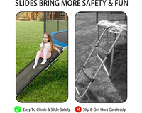 Thumbnail for Trampoline Slide Ladder Ramp Kids Slide