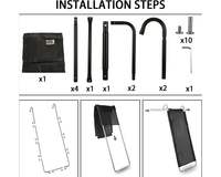 Thumbnail for Trampoline Slide Ladder Ramp Kids Slide
