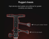 Thumbnail for Gaming Chair - Gaming Chair with Foot Rest RGB Light