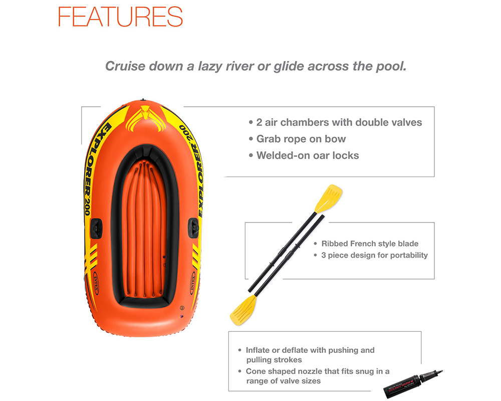 Intex Inflatable Kayak Boat