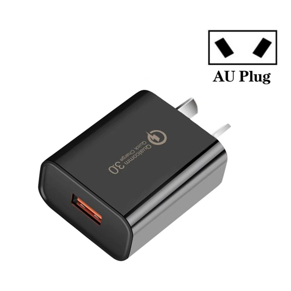 Wall charger with 100-240V input rating