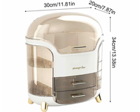 Thumbnail for Makeup Case Makeup Box Dustproof Cosmetic Storage Box Organizer