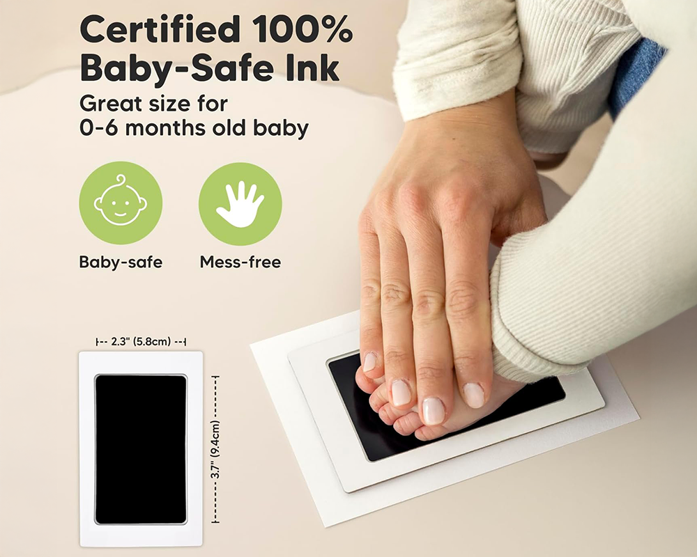 Baby Foot Print With Frame